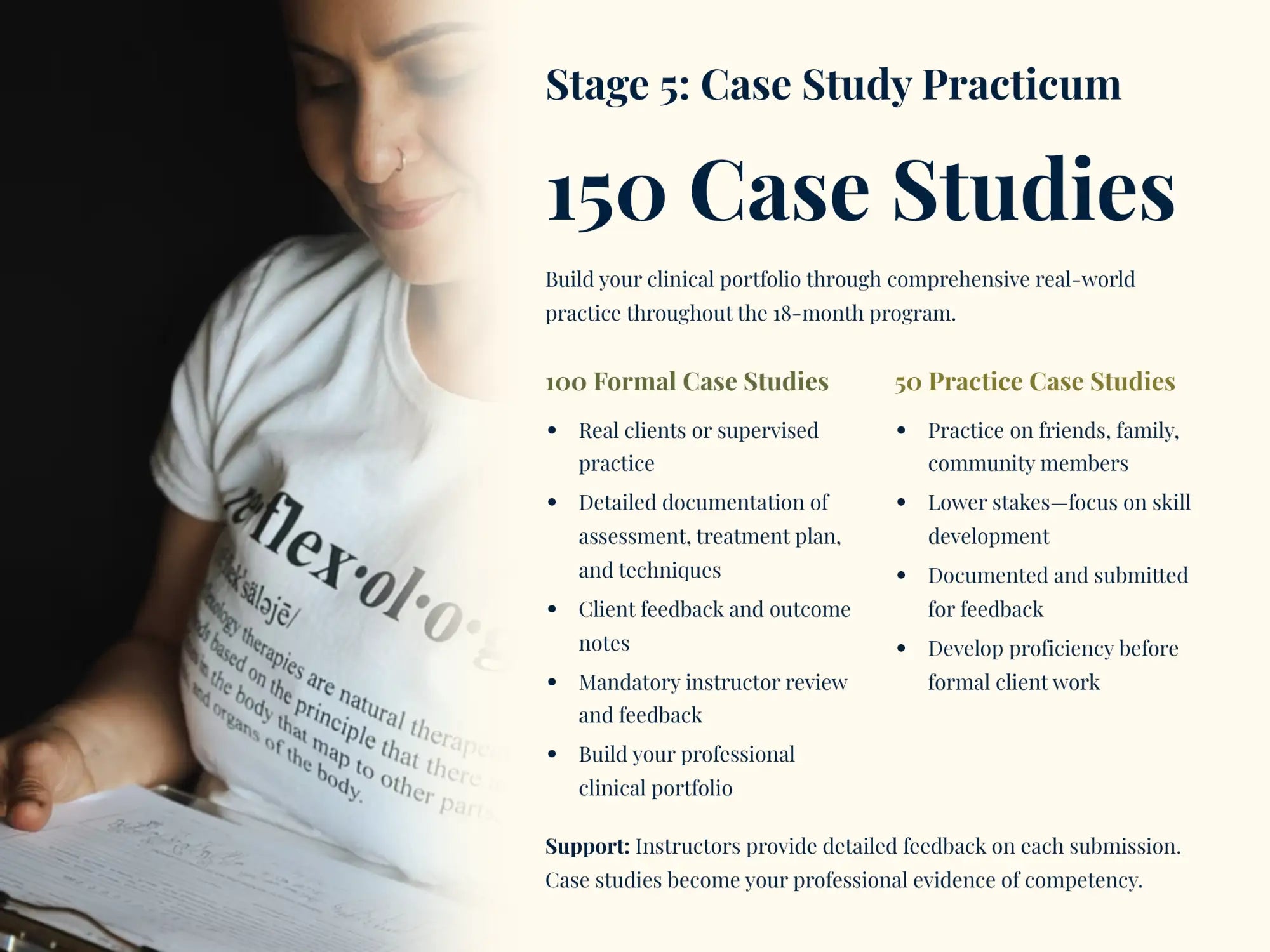 150 case studies workbook with white cover and black text.