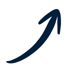 Blue arrow pointing upwards