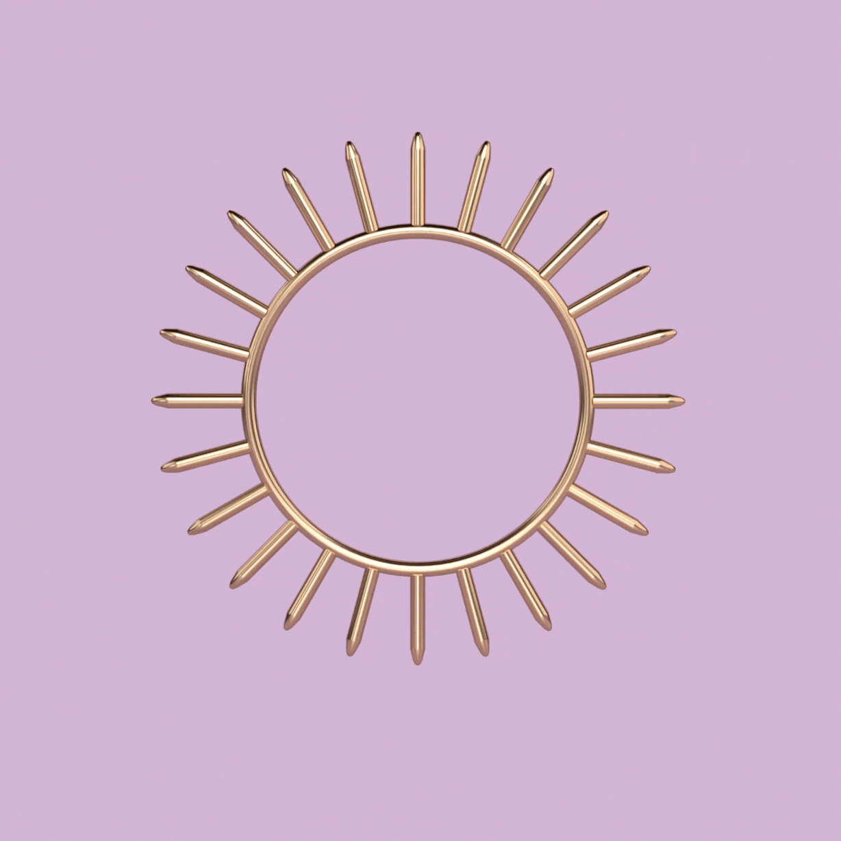 sacred geometry krystaline.  Gold sun metal alloys, bring in energy to your room, space 