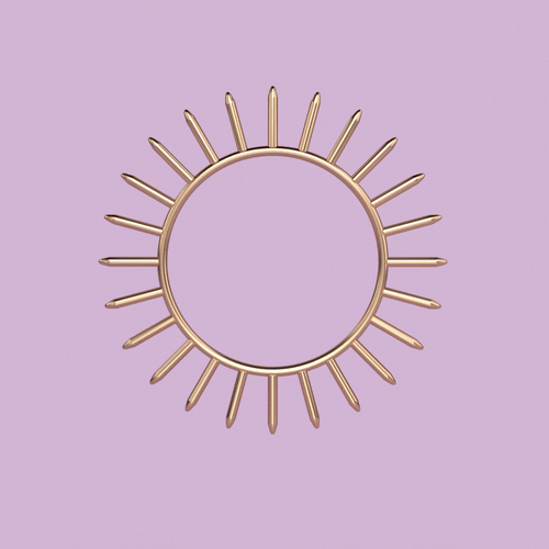 sacred geometry krystaline.  Gold sun metal alloys, bring in energy to your room, space 